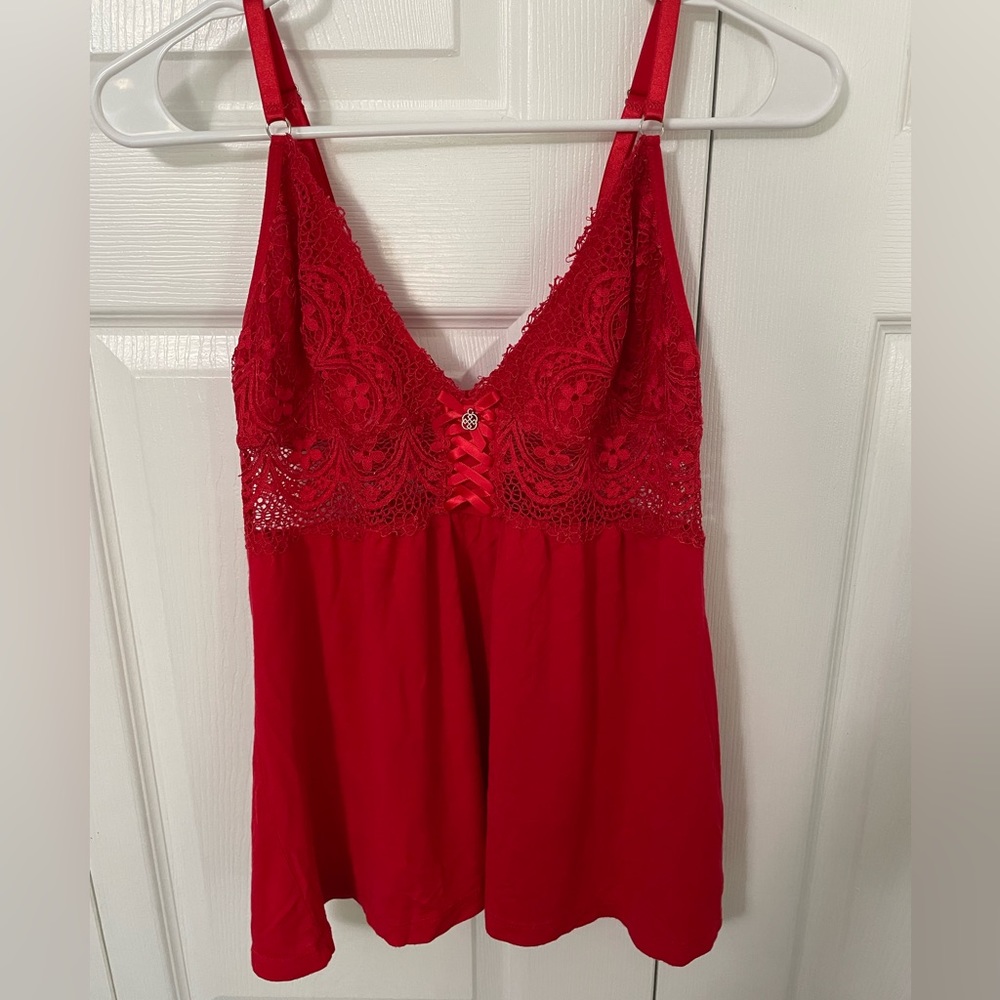 Sexy Red Lace Cami